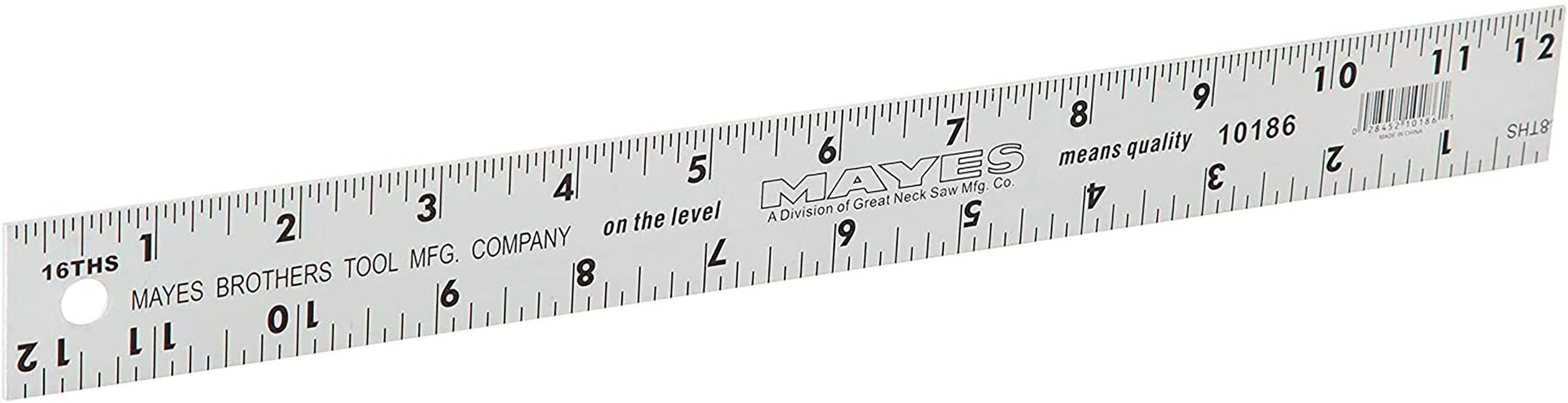 Aluminum Ruler, Item Number 246426